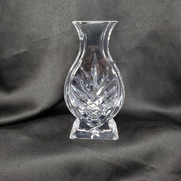 RETIRED Waterford Athens Posy Vase Lead Crystal Bud Vase 5 Inch - Picture 1 of 12